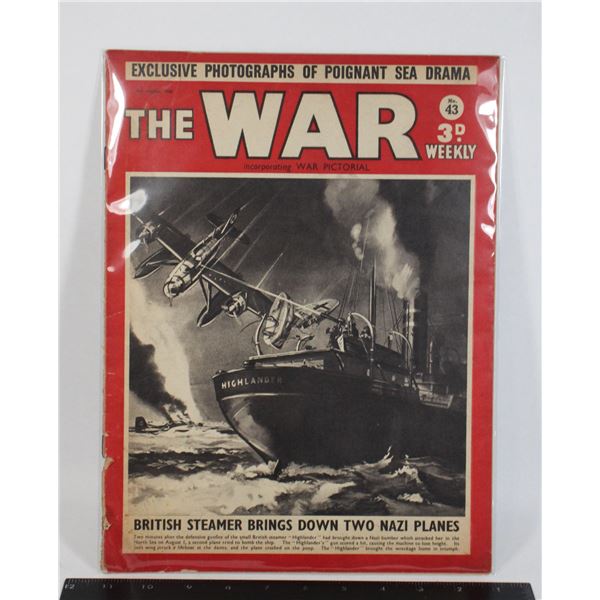 #1176 The War British Magazine #43 August 16 1940