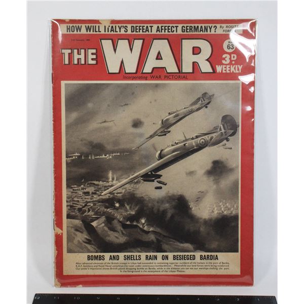 #1177 The War British Magazine #63 January 3 1940