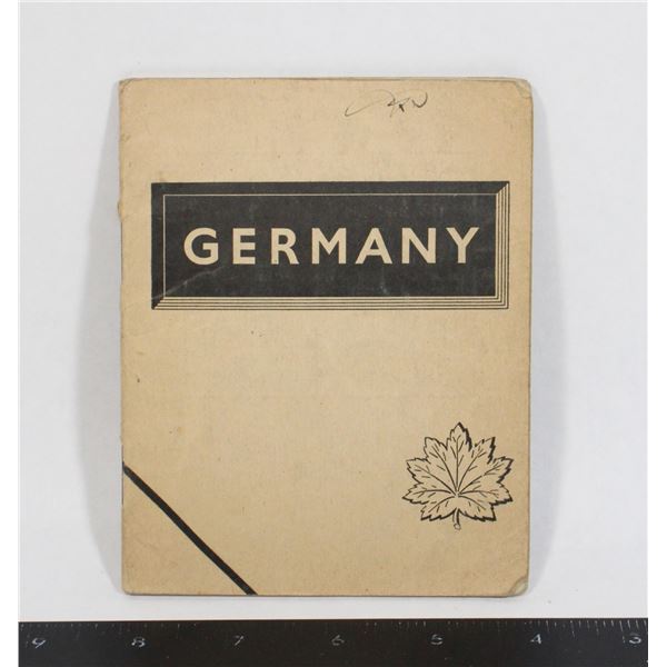#1190 November 1944 Canada Guidebook Germany
