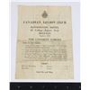 Image 1 : #1201 WW2 Canadian Legion Club Belfast Document