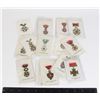 Image 1 : #1204 Lot 27 Silk Cigarette Cards Military Medals