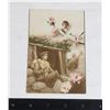 Image 1 : #1216 WW1 Soldier and Sweetheard Colour Postcard