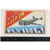 Image 1 : #1228 WW2 Keep Em Flying USAF Postcard B-14