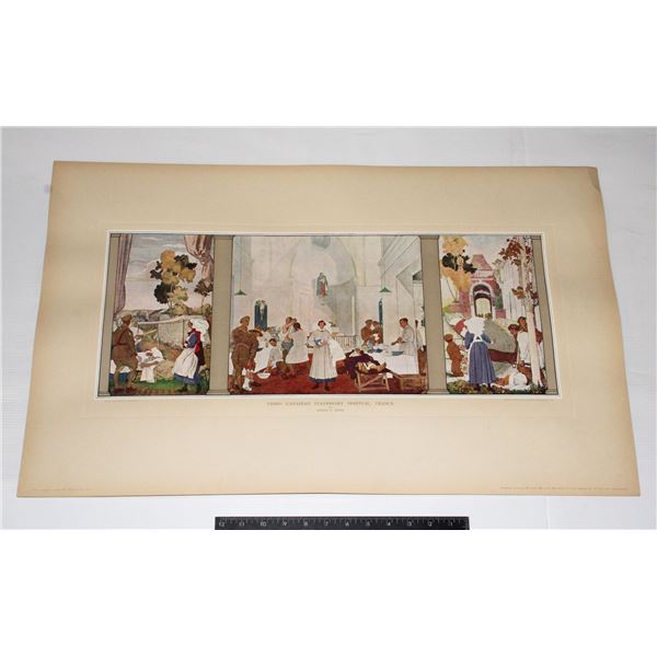 #1246 WW1 Print 3rd Canadian Stationary Hospital