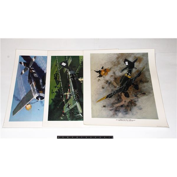 #1248 Set 3 WW2 German Luftwaffe Ai Force Prints