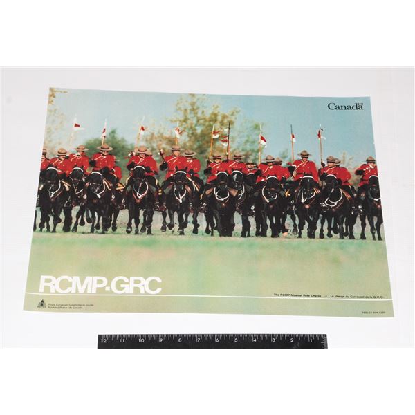 #1253 RCMP Musical Ride Charger Poster