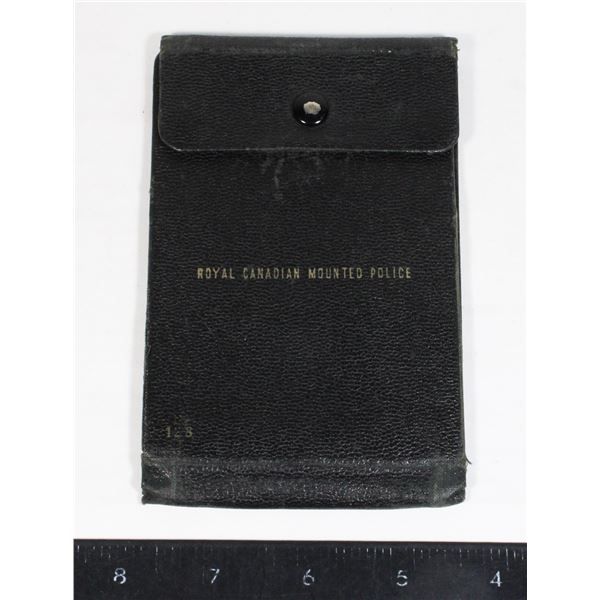 #1289 Royal Canadian Mounted Police Notebook Cover