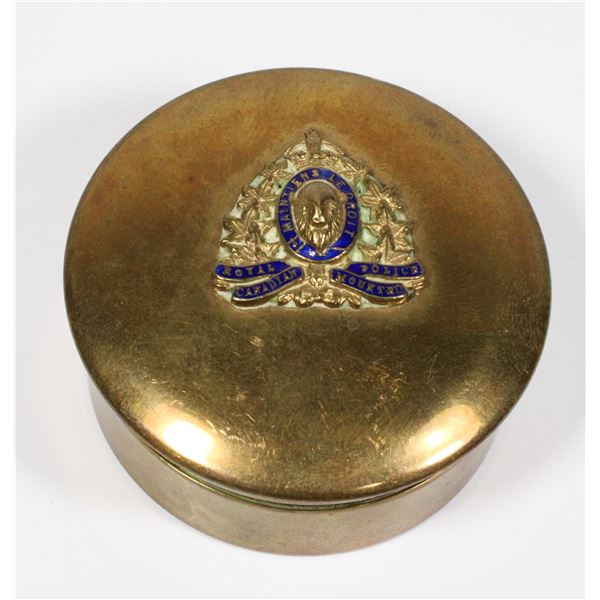 #1297 WW2 RCMP Canteen item Case with mirror