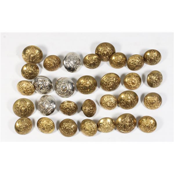 #1315 30 KC Royal Canadian Mounted Police Buttons