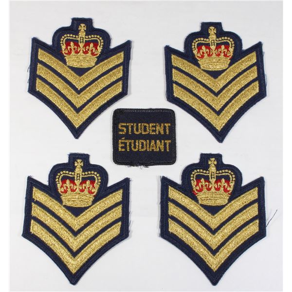 #1318 Obsolete RCMP Rank Insignia lot