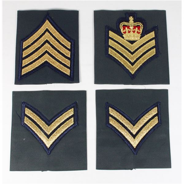 #1320 Lot of Obsolete RCMP Slip on Rank Insignia