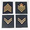 Image 1 : #1320 Lot of Obsolete RCMP Slip on Rank Insignia