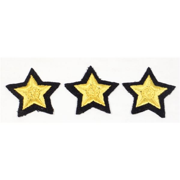 #1327 RCMP Service Badge Star lot of 3
