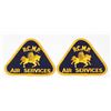 Image 1 : #1328 RCMP Air Services Cloth shoulder title pair