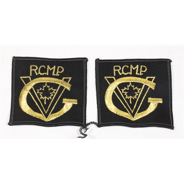 #1332 Set of 2 RCMP Patch Insignia