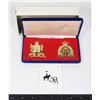 Image 1 : #1341 RCMP Nova Scotia Badge Set Boxed 1982