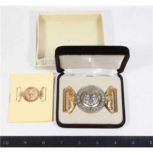 #1342 1983 North West Mounted Police Belt Cased