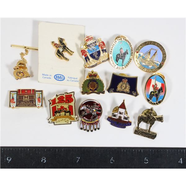 #1377 Lot of Royal Canadian Mounted Police Pins