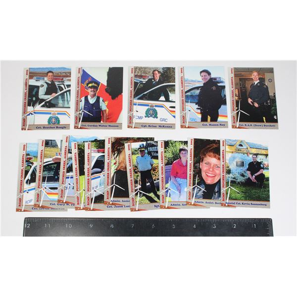 #1379 RCMP Pincher Creek Collector Cards