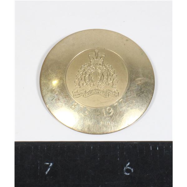 #1380 RCMP 1873-1973 Centennial Button Badge