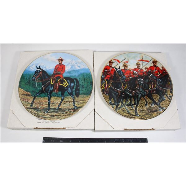#1392 Boxed Pair RCMP Plates by Stein Bros