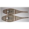 Image 1 : #1474 Antique Huron Style Canada Snowshoes