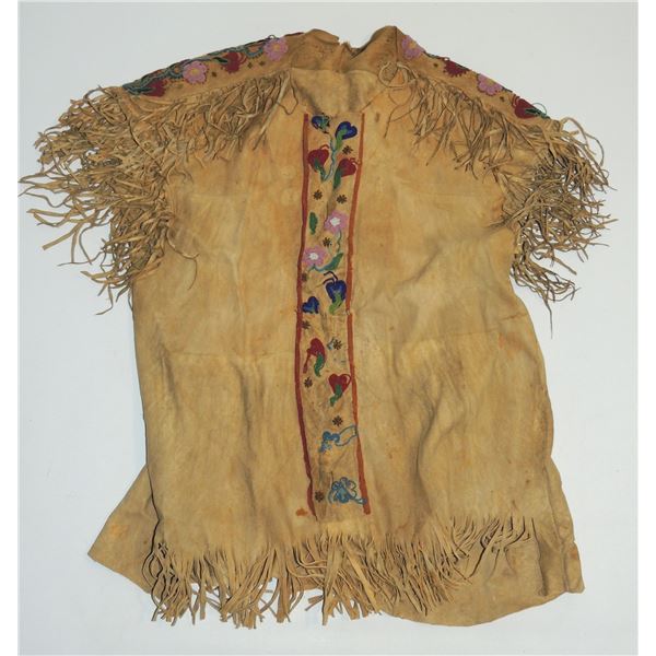 #1477 Canada 1800's First Nations Beaded Jacket