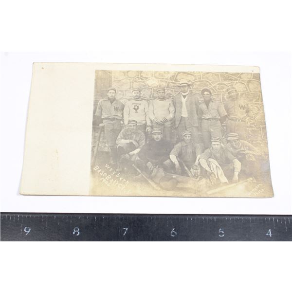 #1498 RPPC Photo Weyburn Baseball Club 1906 Sask