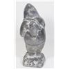 Image 2 : #1515 Toronto Canada Made Inuit Man & Seal Statue