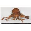 Image 1 : #1518 Miniature Leather Saddle Western