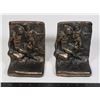 Image 1 : #1519 1940's First Nations Arrow Brass Book Ends