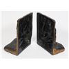 Image 2 : #1519 1940's First Nations Arrow Brass Book Ends