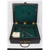 Image 1 : #1522 Antique Pistol Case with oil /Cleaning items
