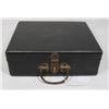 Image 2 : #1522 Antique Pistol Case with oil /Cleaning items