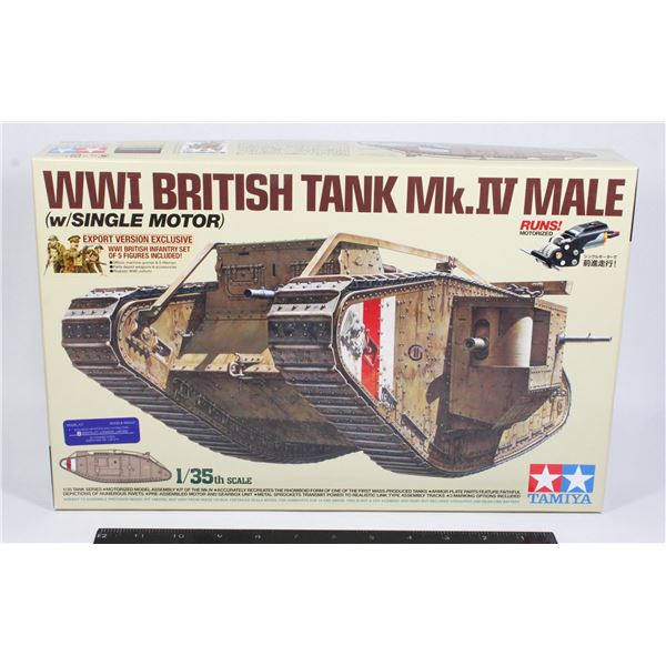 #1532 Tamiya 1:35 WW1 British Trank Mk. IV Male