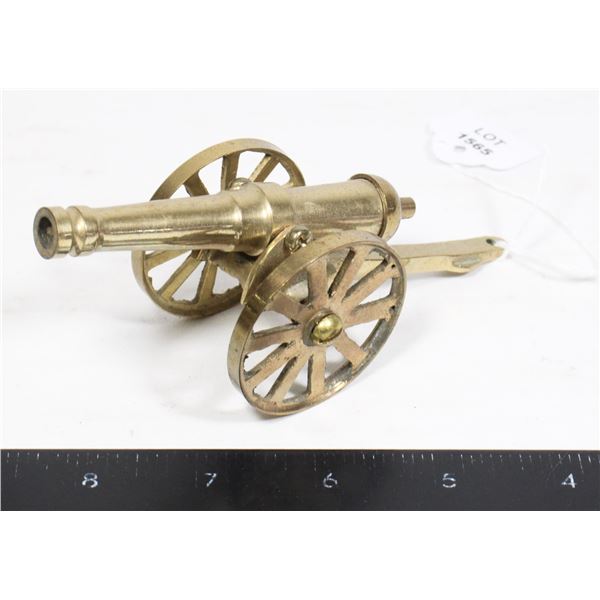 #1565 5.5 Inches Brass Artillery Cannon Model