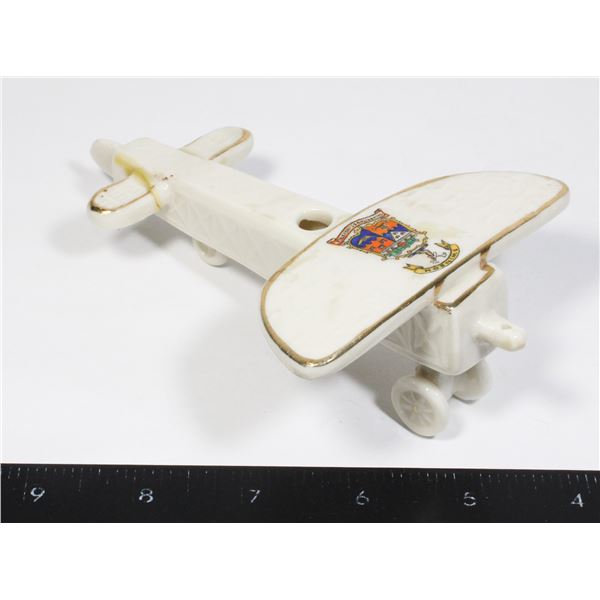 #1571 WW1 British Porcelain RAF RFC Aeroplane