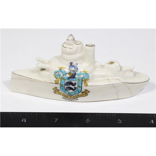 #1574 WW1 British Battleship Porcelain Brighton
