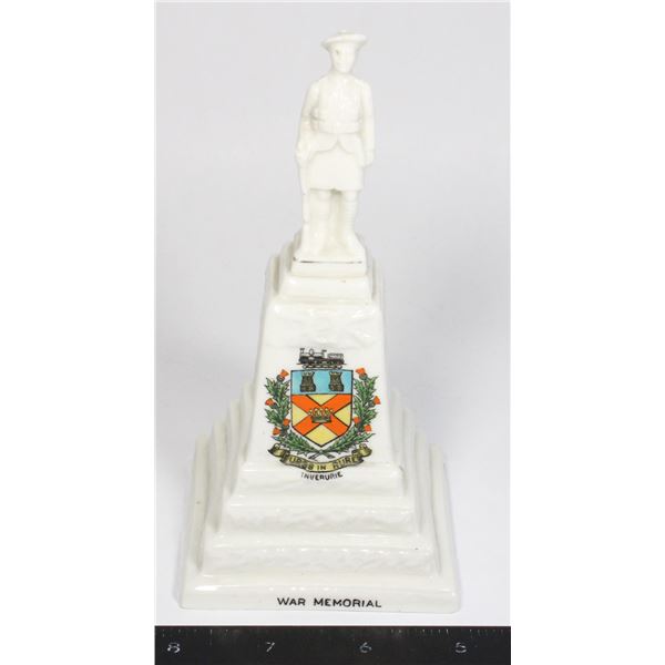 #1583 WW1 War Memorial Porcelain China  Inverurie