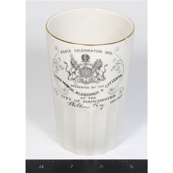 #1588 1914-1919 Peace Porcelain China Manchester