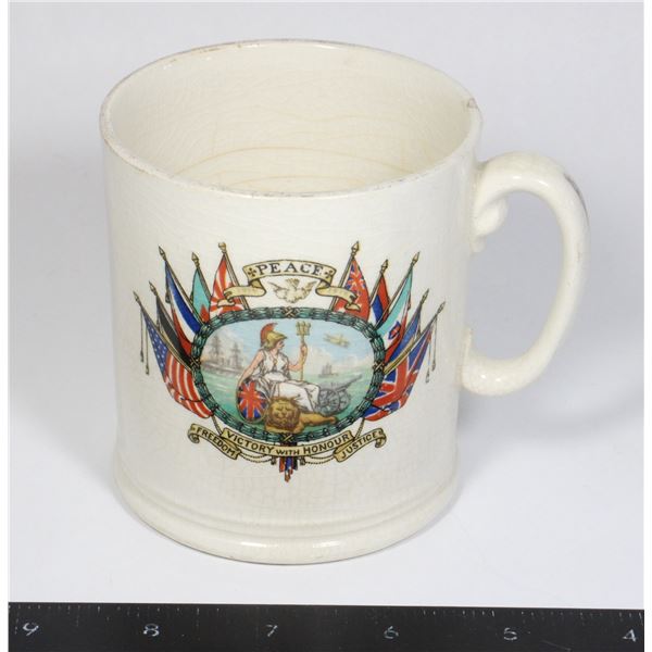 #1590 1919 Souvenir of the Great European War Cup