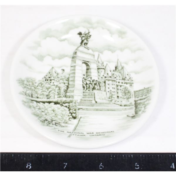 #1598 WW1 Plate National War Memorial Ottawa