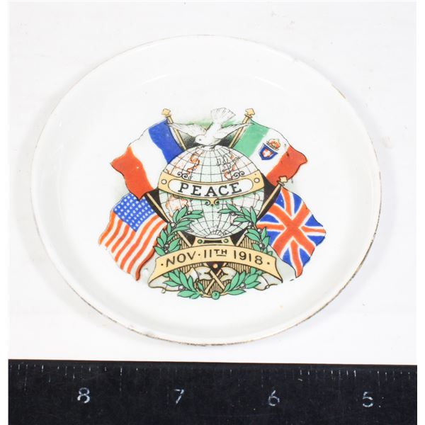 #1599 November 11h 1919 Peace Plate Royal Wintonia