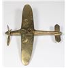 Image 2 : #1615 Brass World War Two British Spitfire Statue
