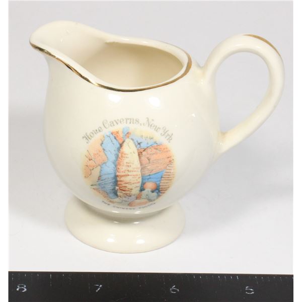 #1639 Howe Caverns New York Jug 22K Gold