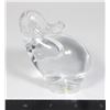 Image 1 : #1670 Crystal Paperweight Elephant Statue Atlantis