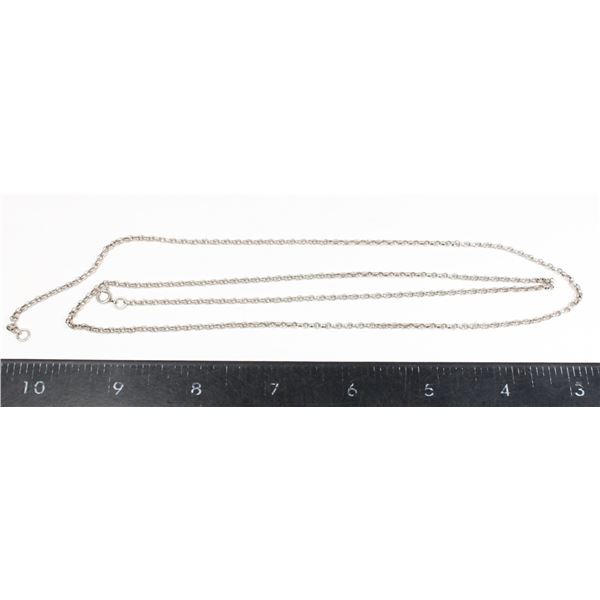 #1699 Men's Sterling Necklace Silver 8 Grams .925