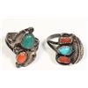 Image 1 : #1702 Pair Ladies Costume Jewelry Rings