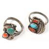 Image 2 : #1702 Pair Ladies Costume Jewelry Rings