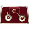 Image 2 : #1710 1900's Cased Forstner Cufflinks and Pin